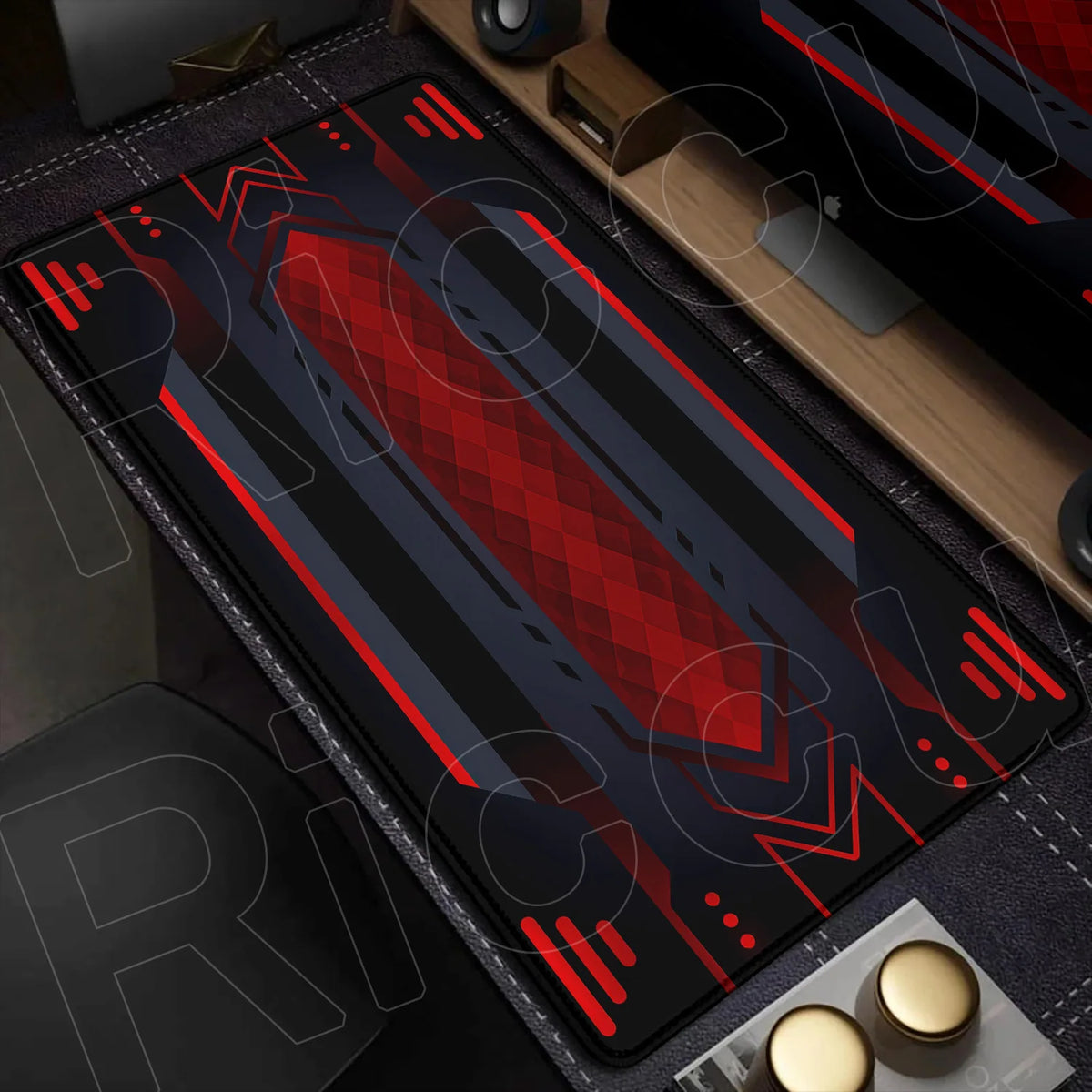 Extended Sci-Fi Gaming Mouse Pad
