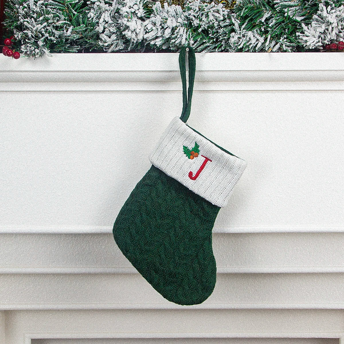 Letter Christmas Stocking Ornament
