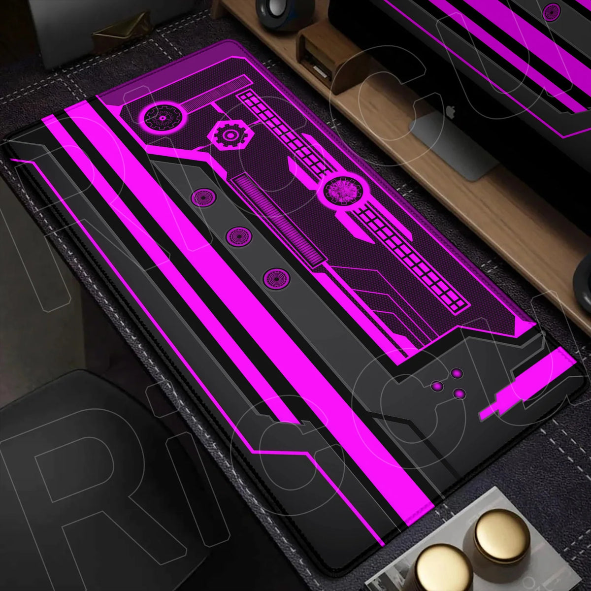 Extended Sci-Fi Gaming Mouse Pad