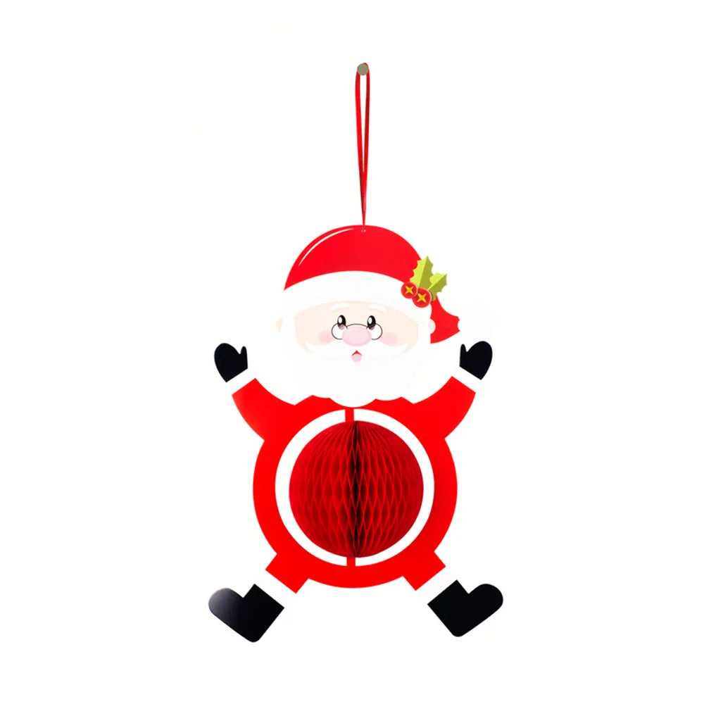 3D Honeycomb Christmas Tree Hanging Decor