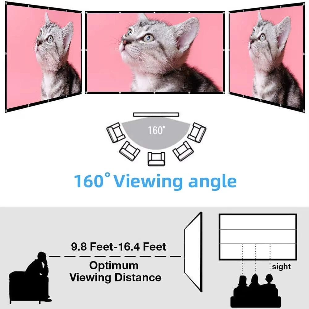 Portable 16:9 Projector Screen