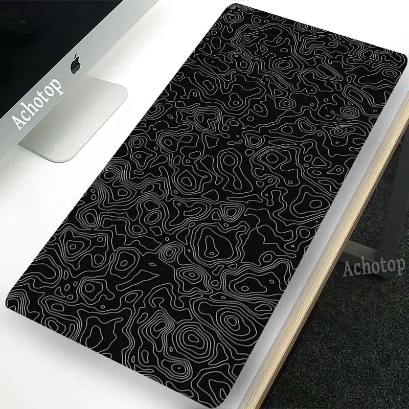 Black &amp; White Extended Gaming Mouse Pad