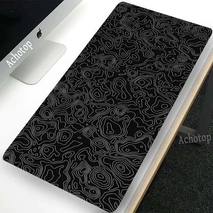 Black &amp; White Extended Gaming Mouse Pad
