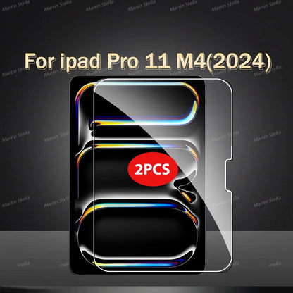 2-Pack Tempered Glass Screen Protectors for iPad