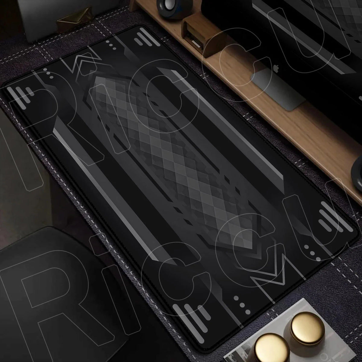 Extended Sci-Fi Gaming Mouse Pad