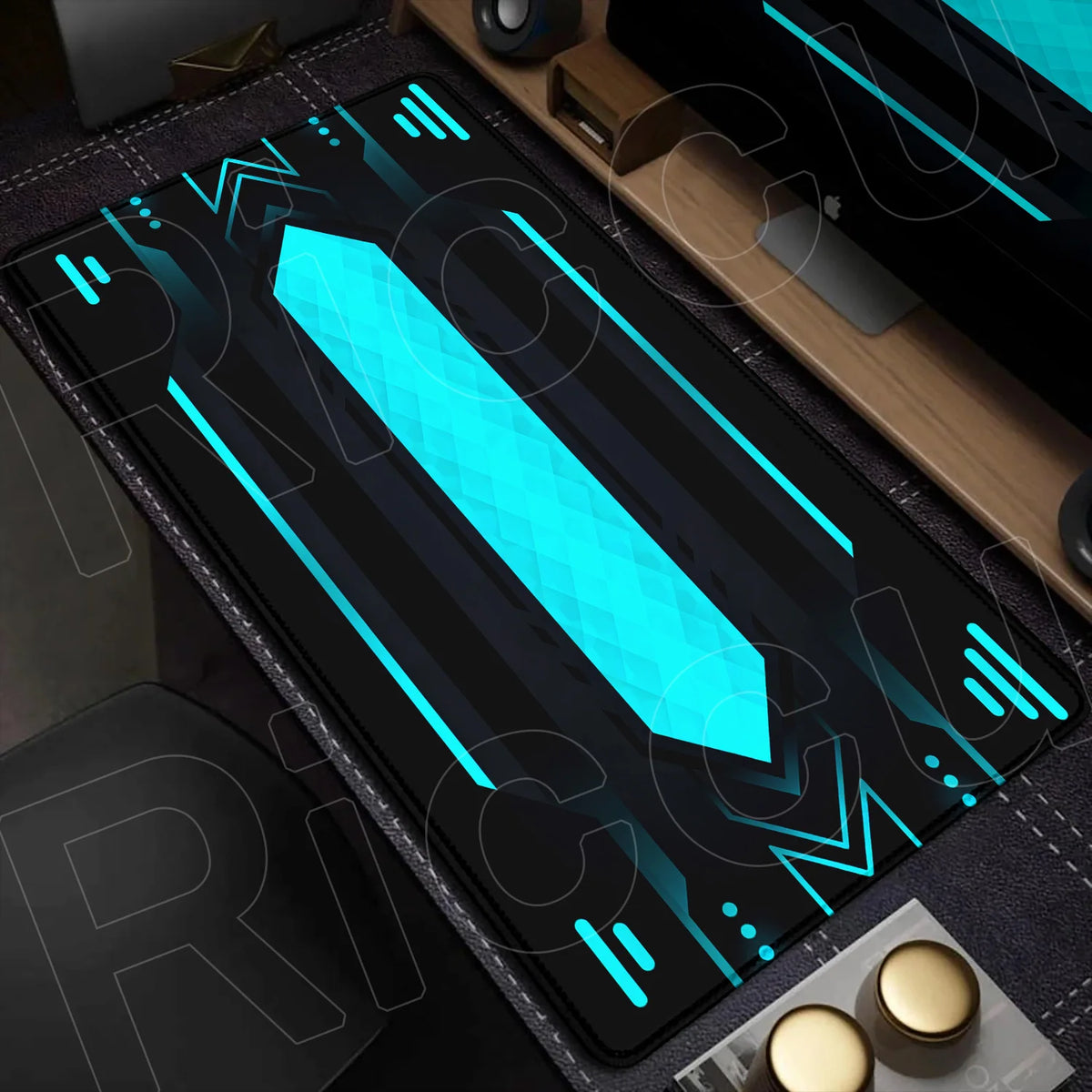 Extended Sci-Fi Gaming Mouse Pad
