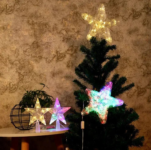Christmas Tree Star Topper Light