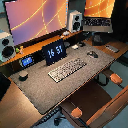 Gaming Accessories Wool Felt Mouse Pad Large Size Writing Mat Keyboard Mice Mat Non-slip Home Office Computer Desk Protector