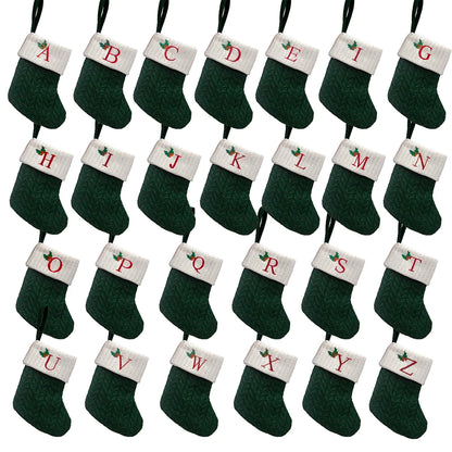 Letter Christmas Stocking Ornament