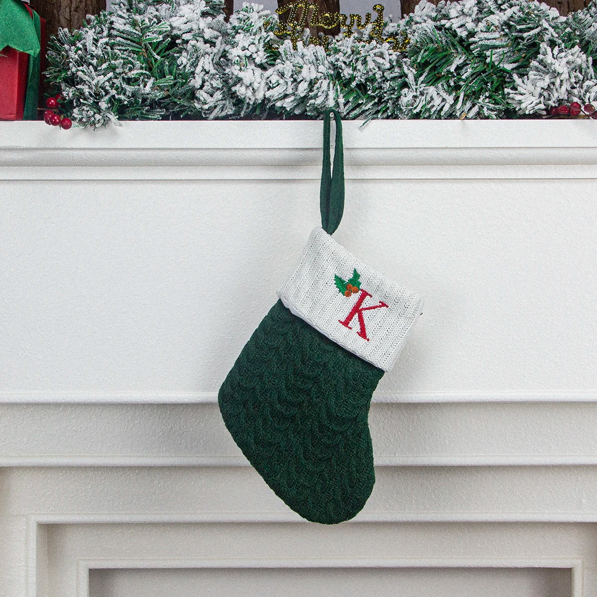 Letter Christmas Stocking Ornament