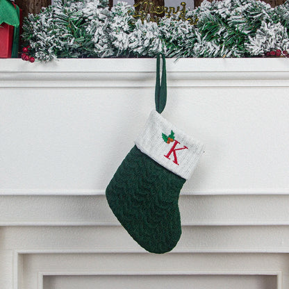 Letter Christmas Stocking Ornament