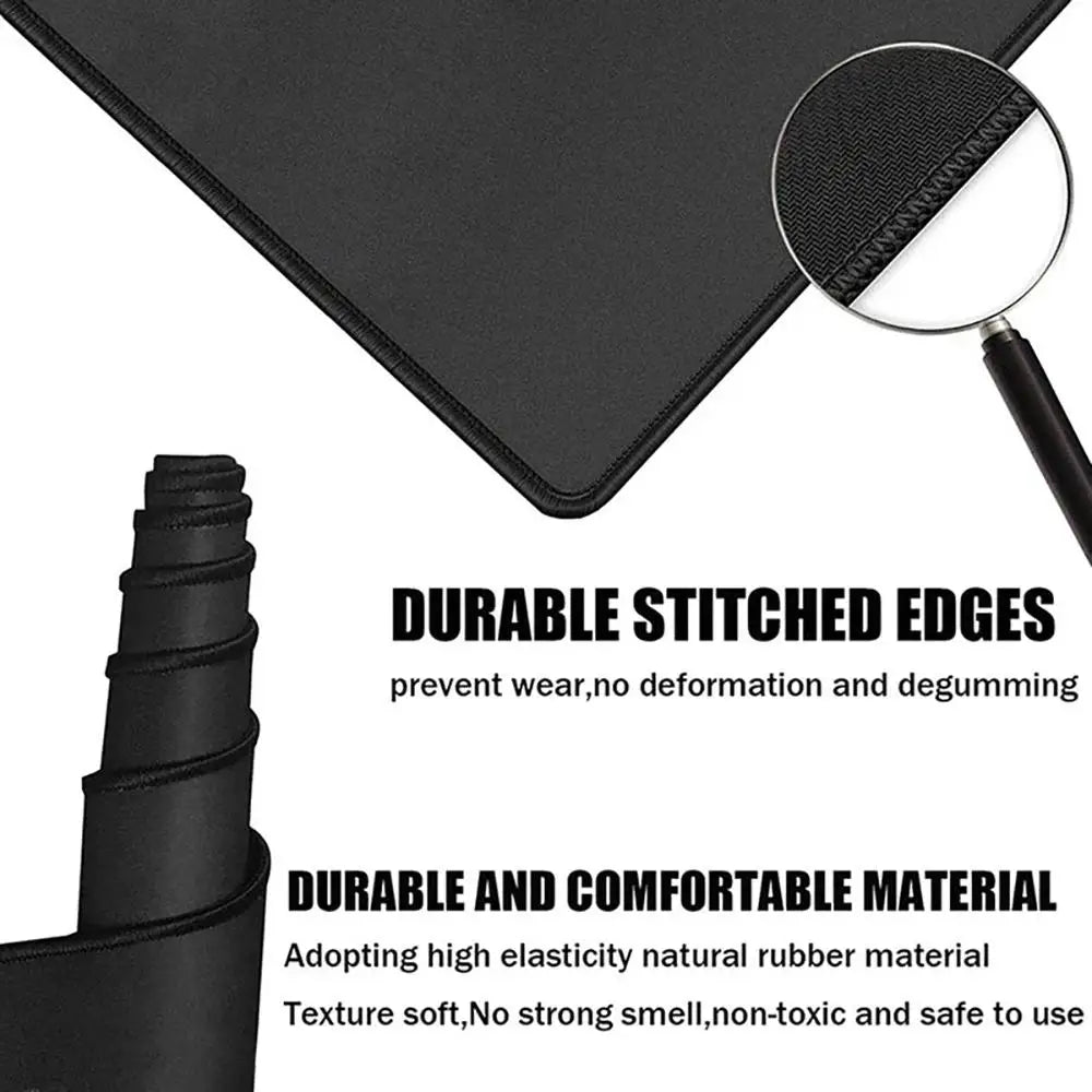 Black Gaming &amp; Office Mouse Pad