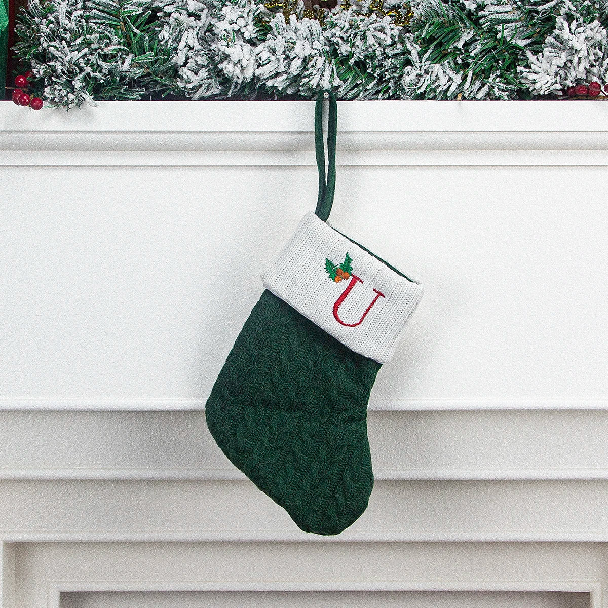 Letter Christmas Stocking Ornament