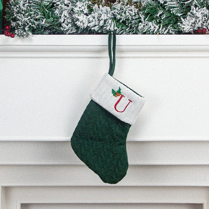 Letter Christmas Stocking Ornament