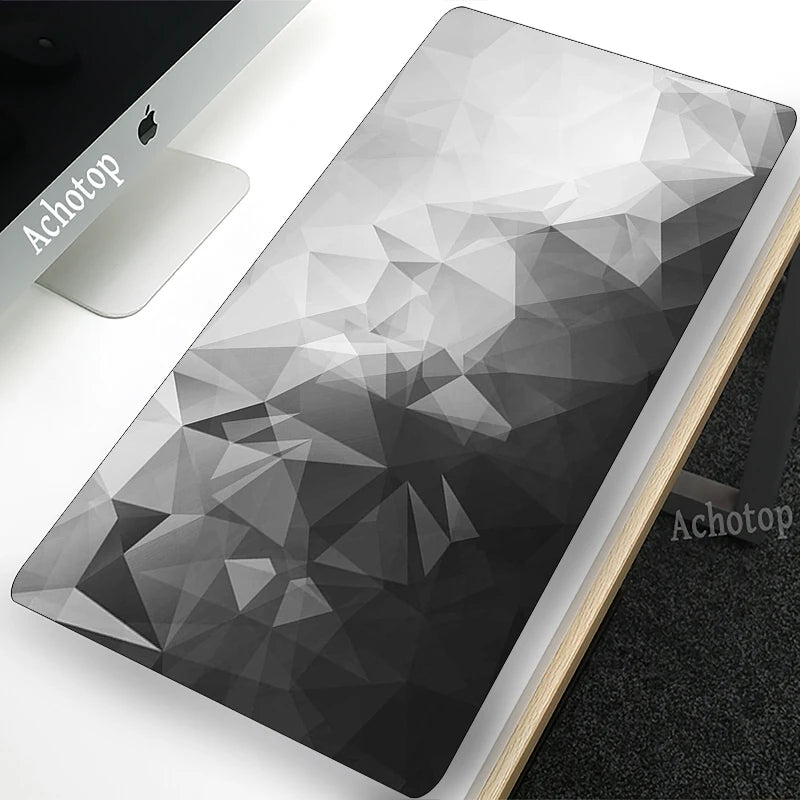 Black &amp; White Extended Gaming Mouse Pad