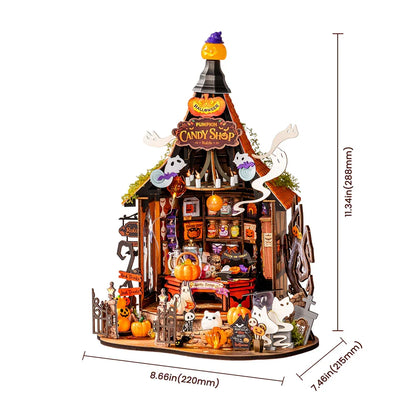 Haunted Candy House DIY Miniature Kit