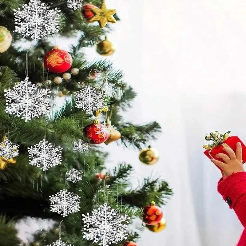 Hanging Christmas Snowflake Decorations