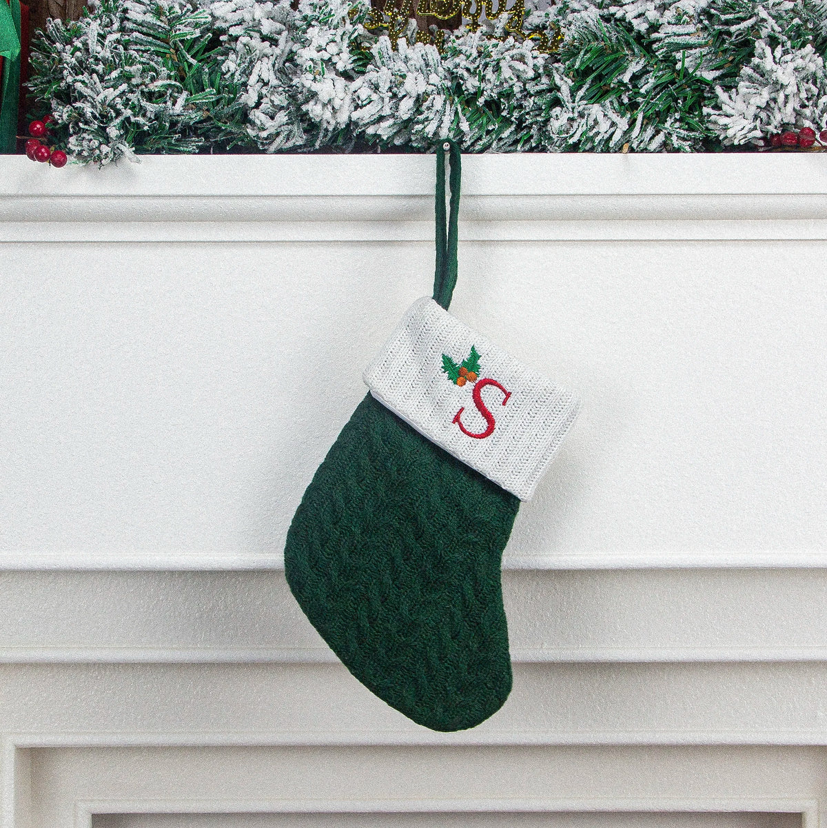 Letter Christmas Stocking Ornament