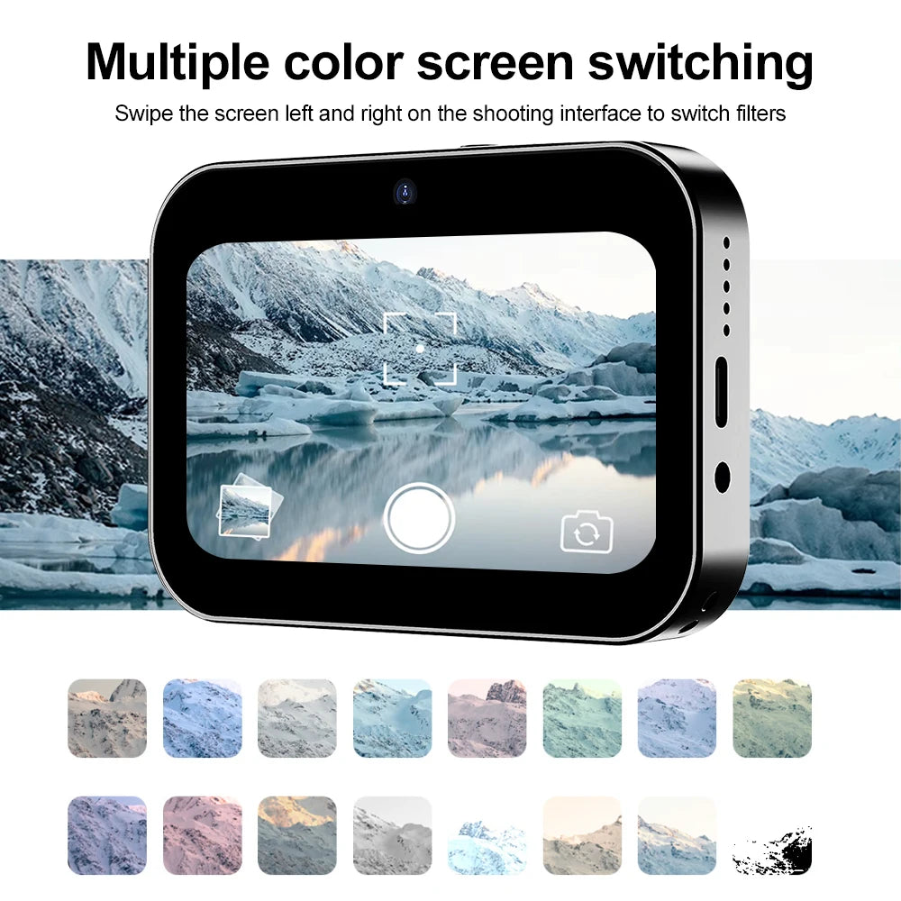 D6 4K Digital Camera with 64MP, Touchscreen &amp; Triple Lens