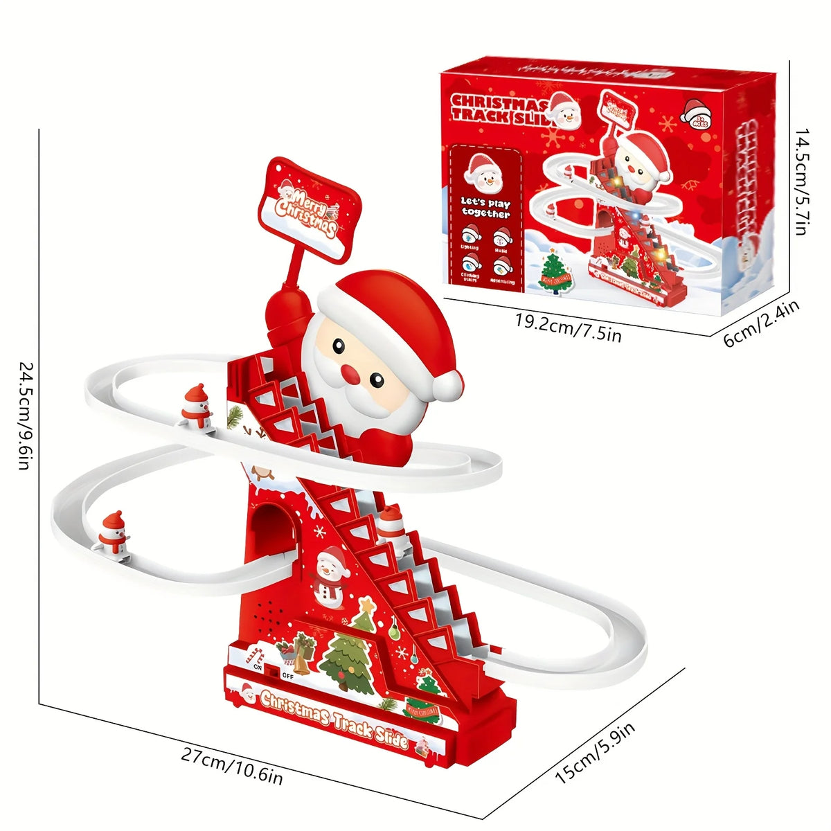 Santa Claus Christmas Stairway Toy
