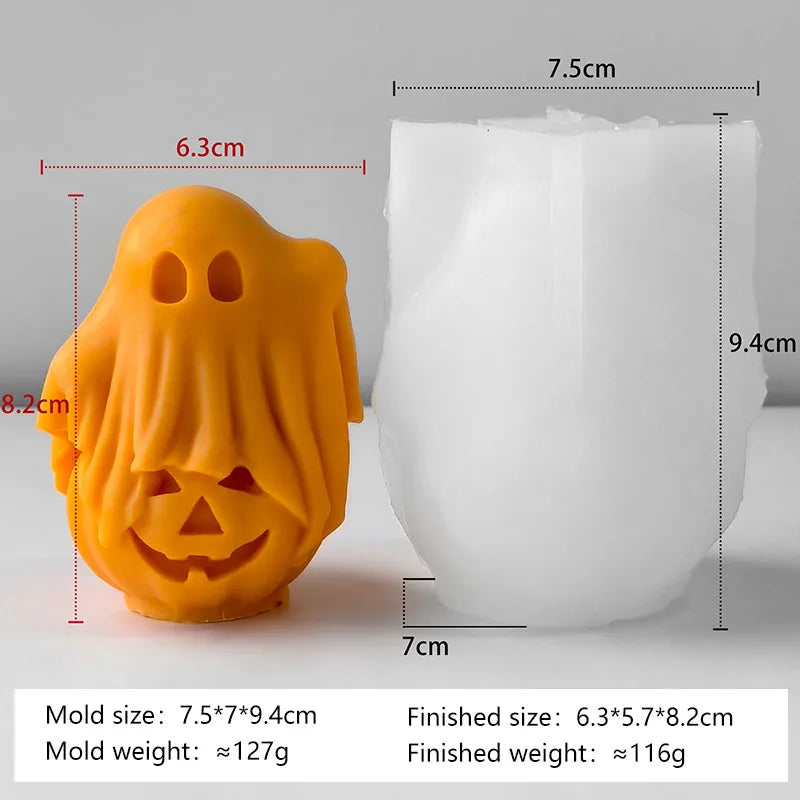 Halloween Animal Candle Mold Set – Silicone DIY Molds