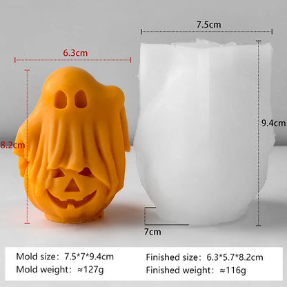 Halloween Animal Candle Mold Set – Silicone DIY Molds