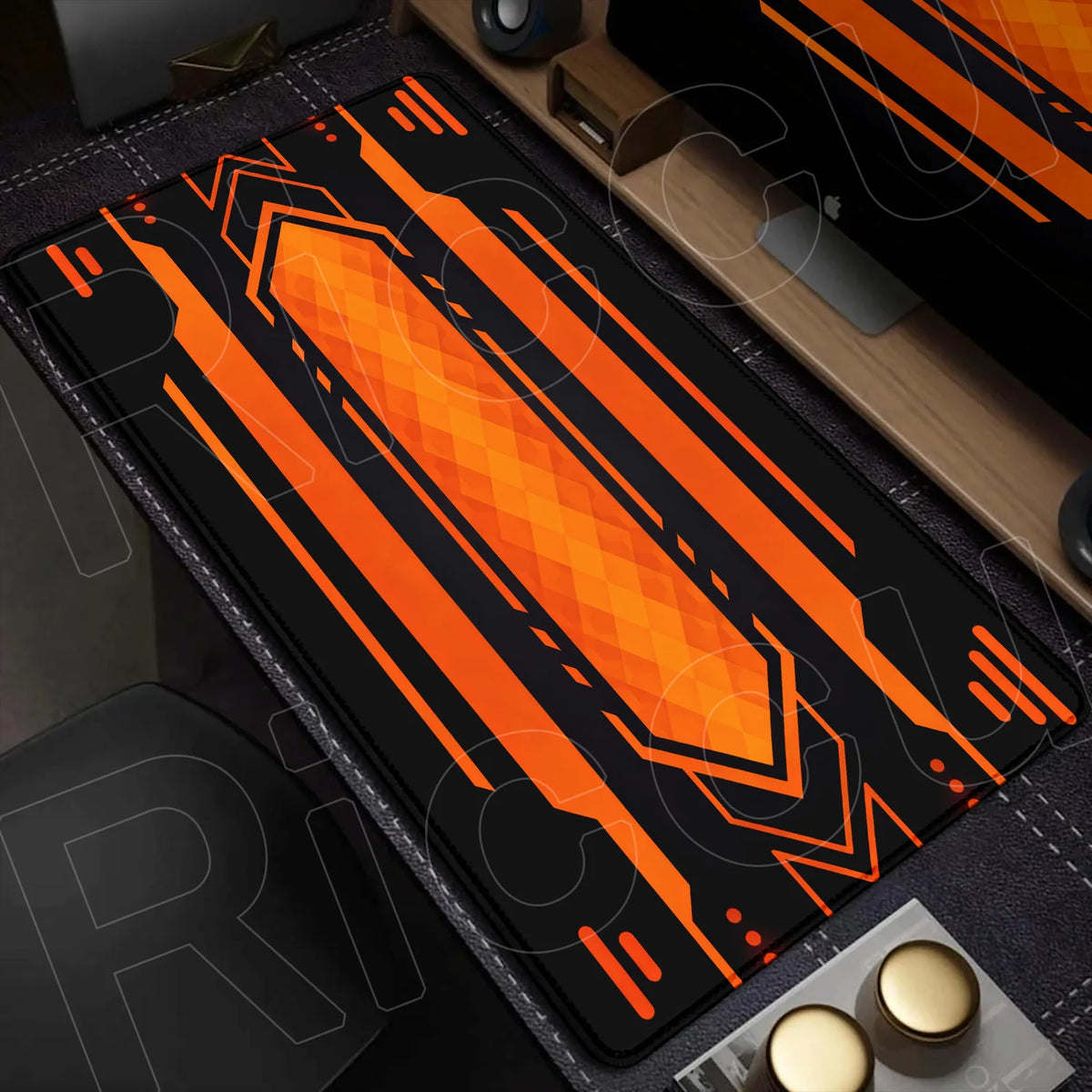 Extended Sci-Fi Gaming Mouse Pad