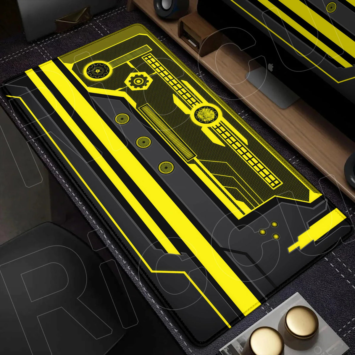 Extended Sci-Fi Gaming Mouse Pad