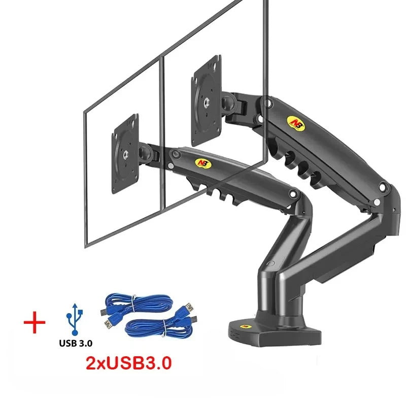 Dual Monitor Arm for 17–30 Inch Displays