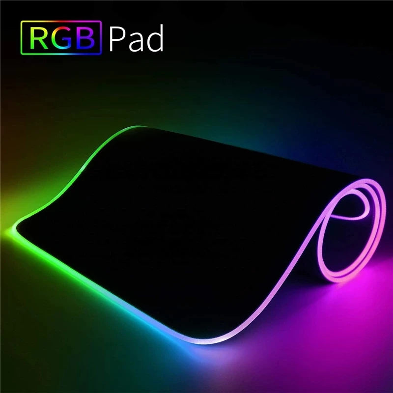 RGB Gaming Mouse Pad with LED Lighting