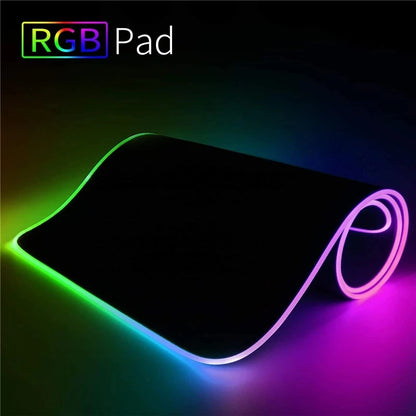 RGB Gaming Mouse Pad with LED Lighting