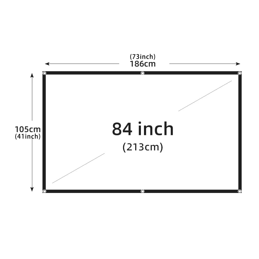Portable 16:9 Projector Screen