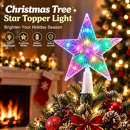 Christmas Tree Star Topper Light