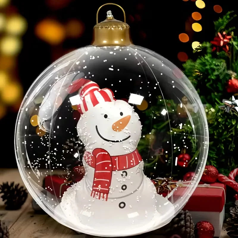 Christmas Decorations, 1pc Inflatable Christmas Decoration Balls, for Indoor And Outdoor Party Supplies, Pendants, Drops Finials