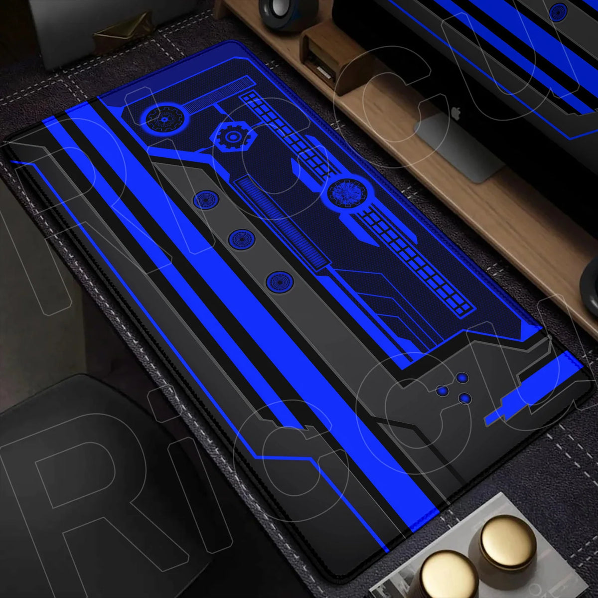 Extended Sci-Fi Gaming Mouse Pad