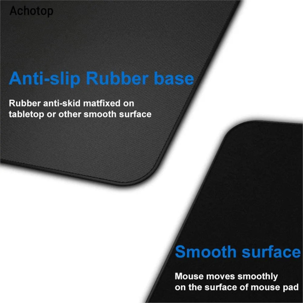 Black &amp; White Extended Gaming Mouse Pad