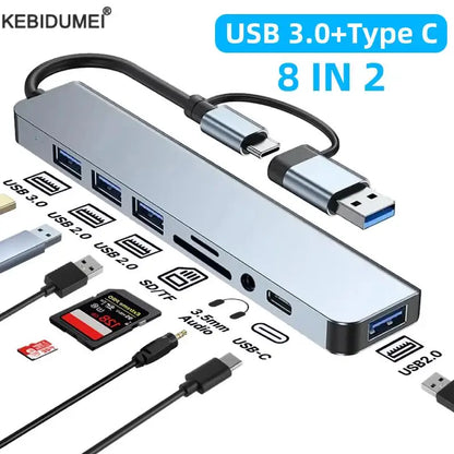 USB-C Multiport Hub with Card Reader
