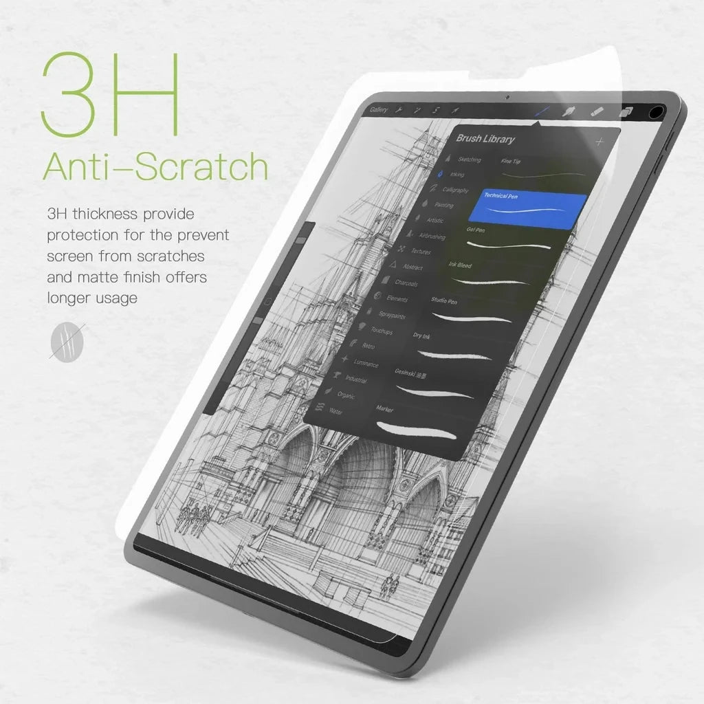 Matte PET Screen Protectors for iPad