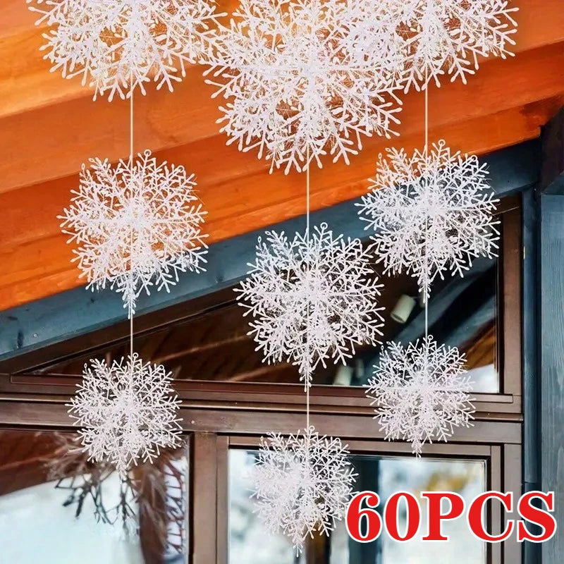 Hanging Christmas Snowflake Decorations