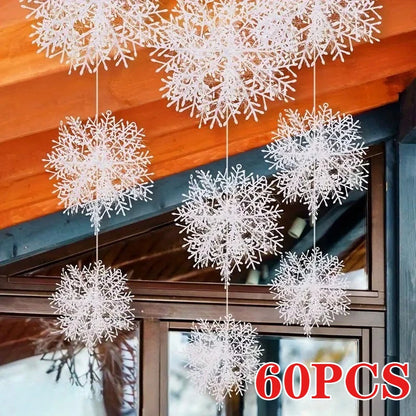 Hanging Christmas Snowflake Decorations