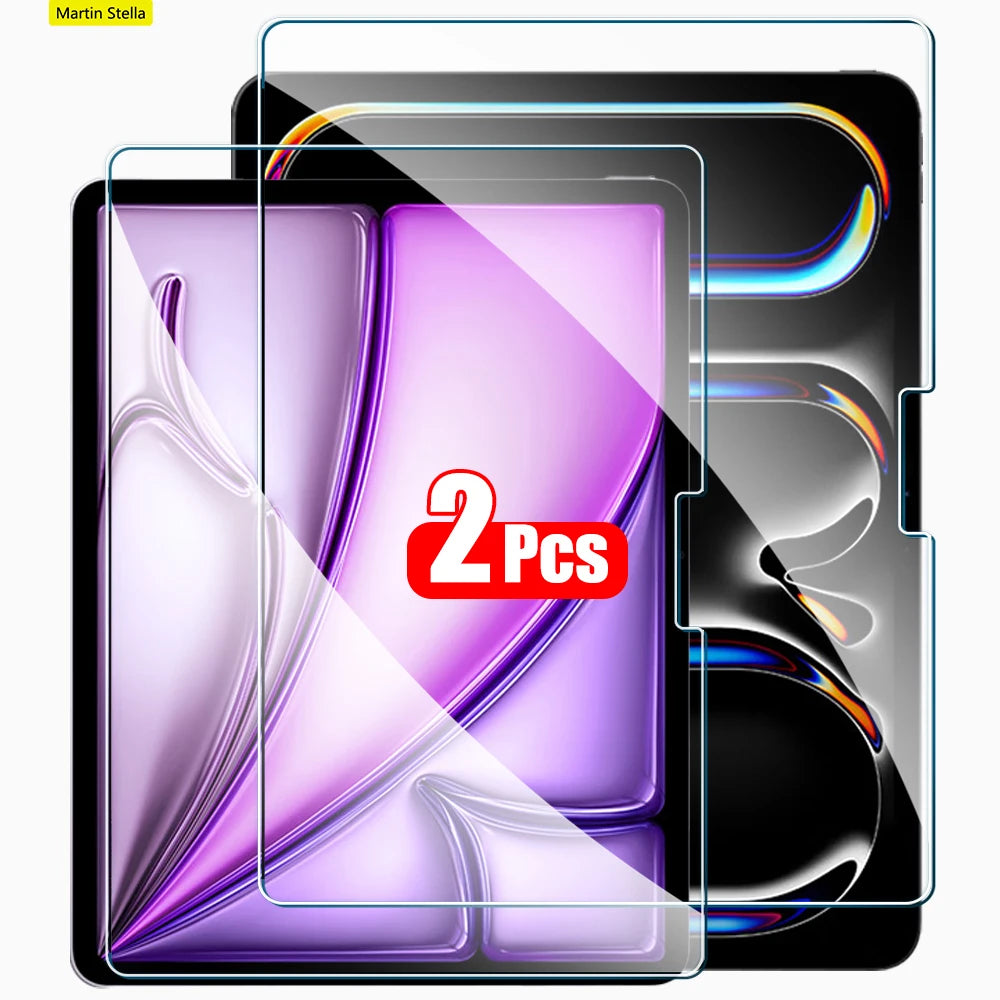 2-Pack Tempered Glass Screen Protectors for iPad