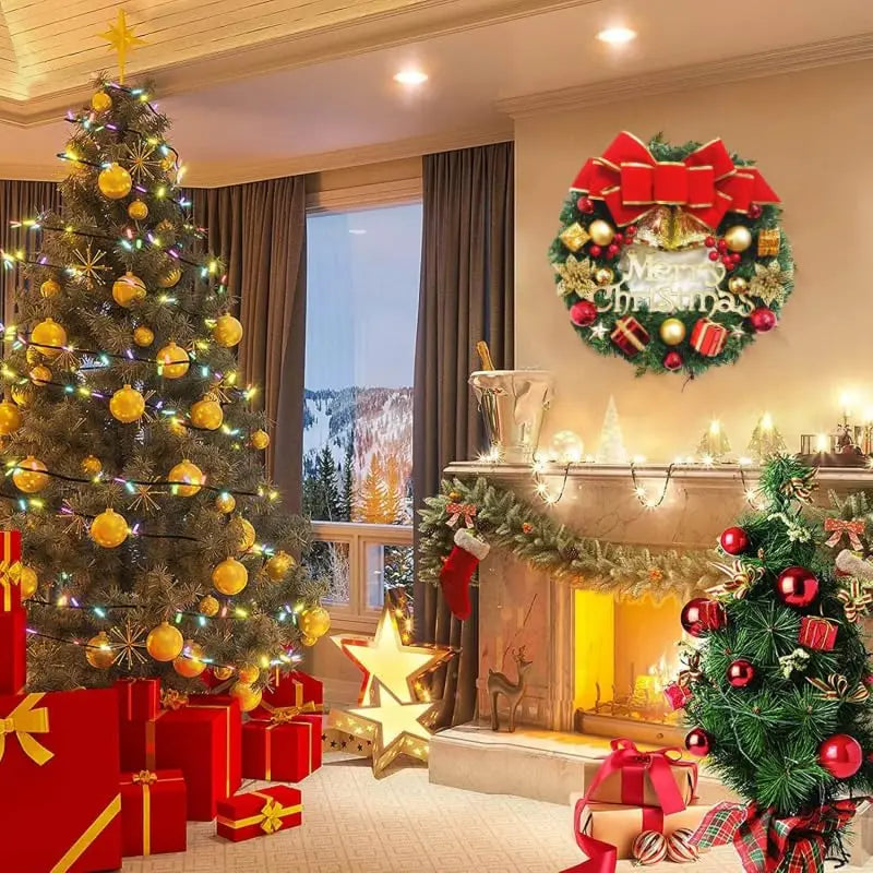 Christmas Wreath Door &amp; Window Decoration