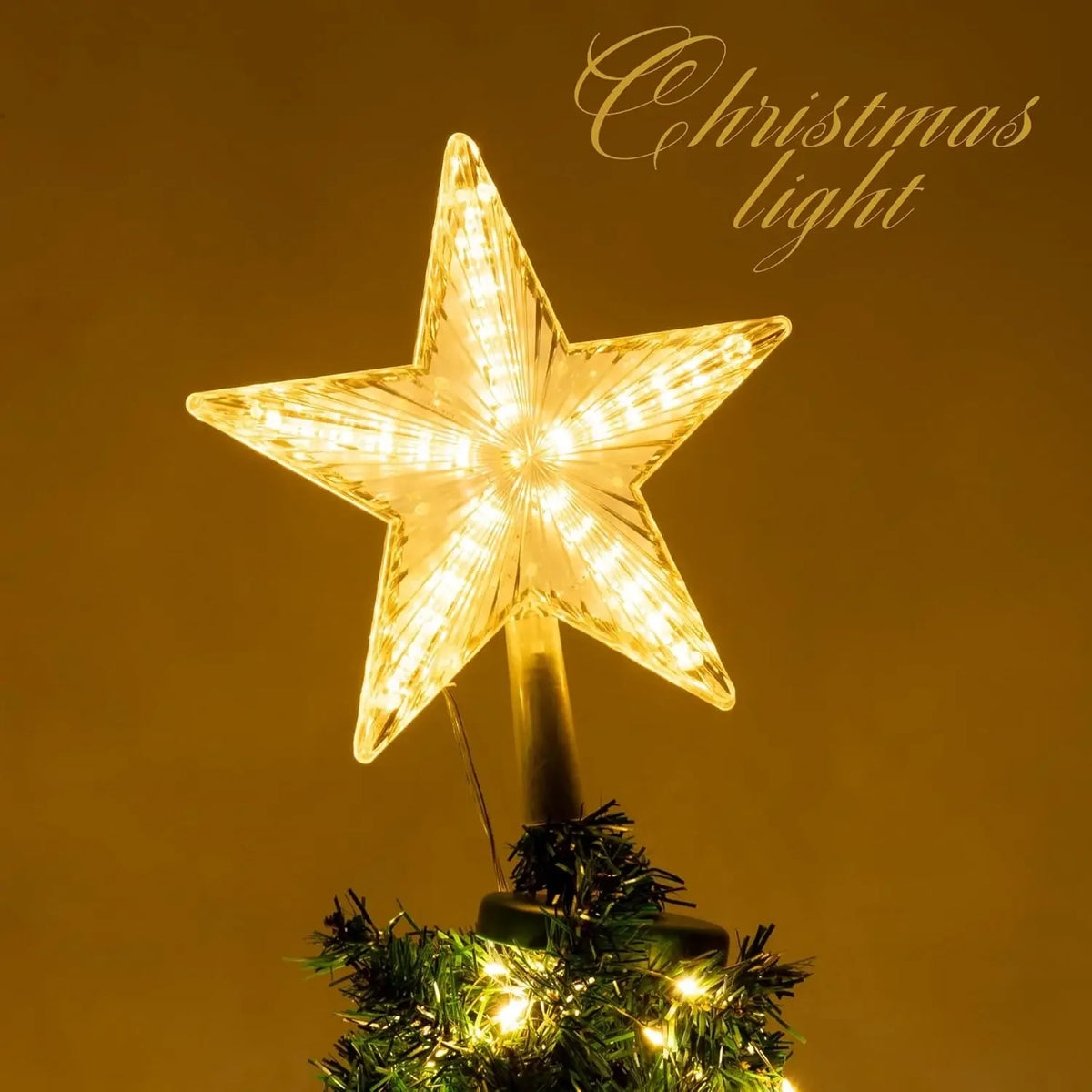 Christmas Tree Star Topper Light