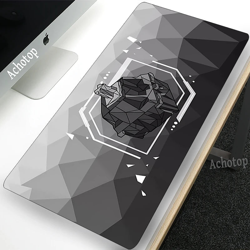 Black &amp; White Extended Gaming Mouse Pad