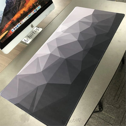 Black &amp; White Extended Gaming Mouse Pad