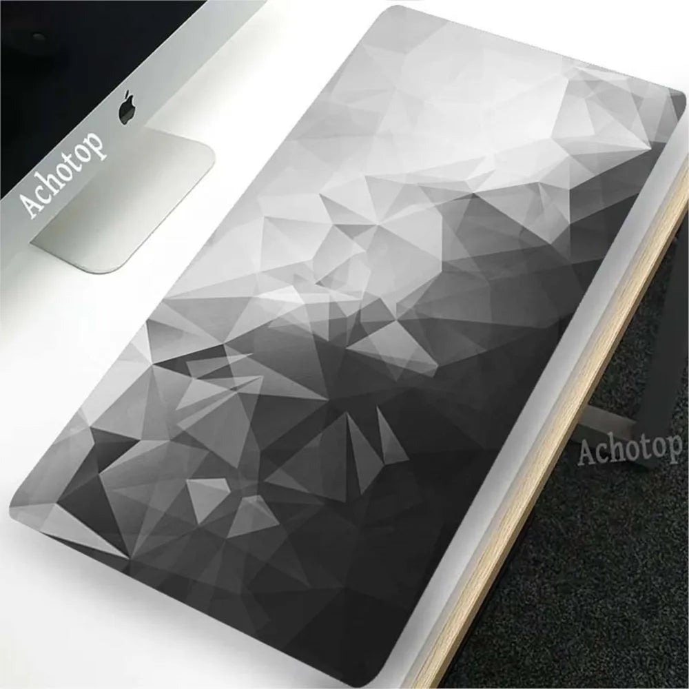 Black &amp; White Extended Gaming Mouse Pad