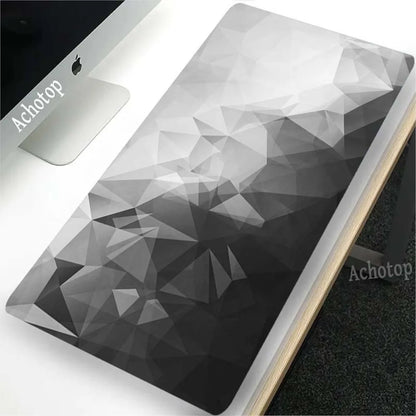 Black &amp; White Extended Gaming Mouse Pad