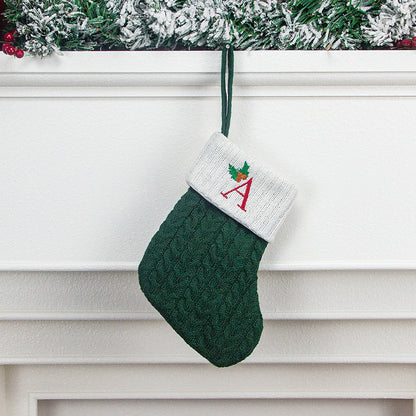 Letter Christmas Stocking Ornament