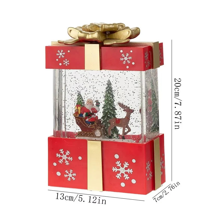 Rotating Santa Christmas Music Box
