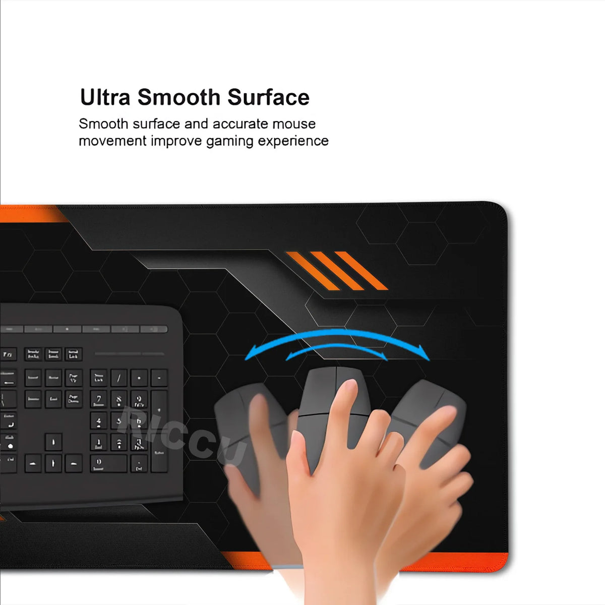 Extended Sci-Fi Gaming Mouse Pad